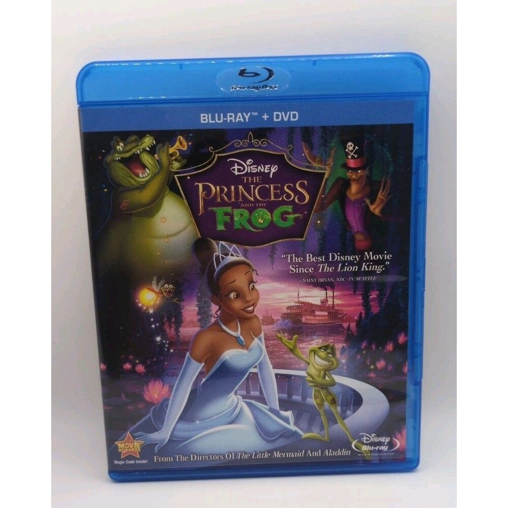 Disney The Princess and the Frog Blu-ray ,  DVD, Combo Animated Movie Rated G
